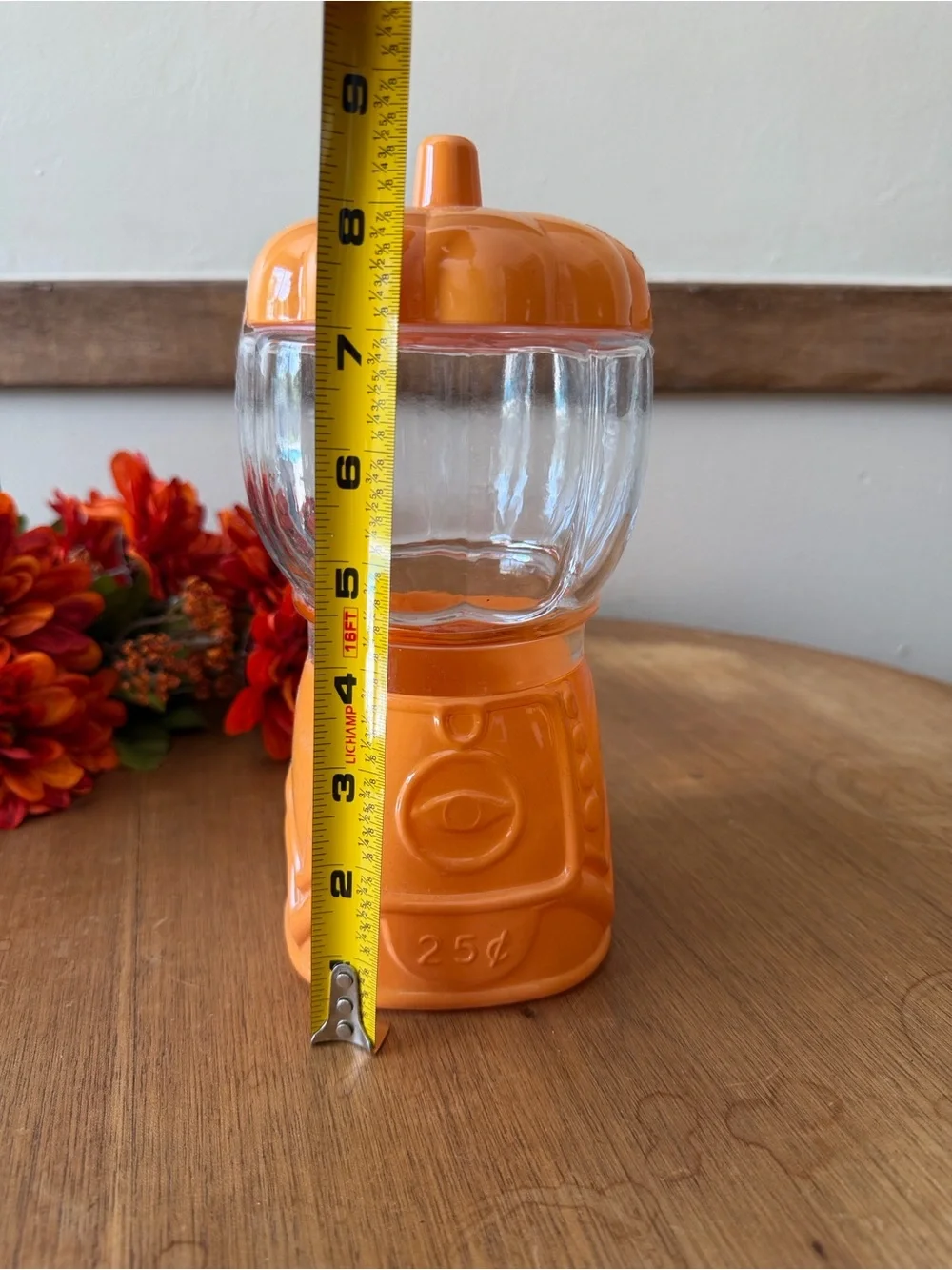 Target Orange Gumball Machine Kitchen Canister